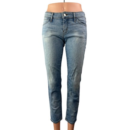 Koral Women's Blue Low Rise Skinny Fit Straight Leg Denim Jeans Pants Size 26