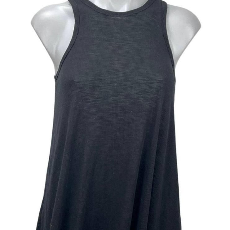 Free People FP Beach Black Racerback Sleeveless Cami Tunic Tank Top Size XS