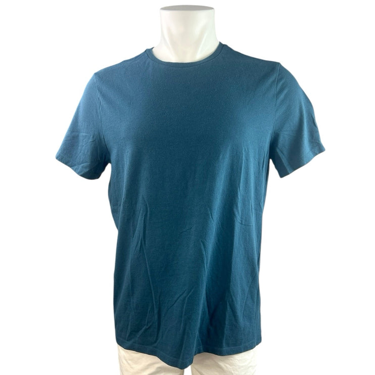 Goodfellow Lyndale Men's Blue Short Sleeve Crew Neck Casual Tee T-Shirt Top Sz L