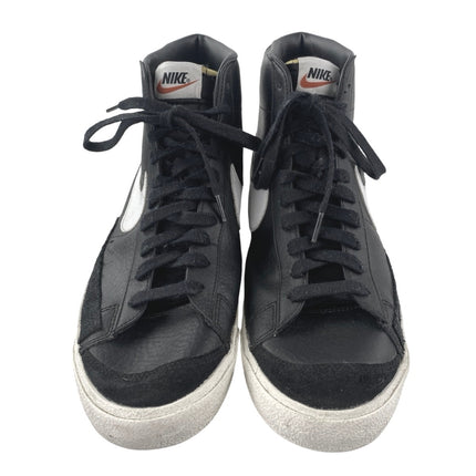 Nike Blazer Mid 77 Vintage Men's Black Sail Leather Lace Up Athletic Sneakers 12