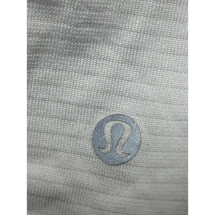 Lululemon Breeze By Women's White Sleeveless Muscle Tee Crop Tank Top Size S/M