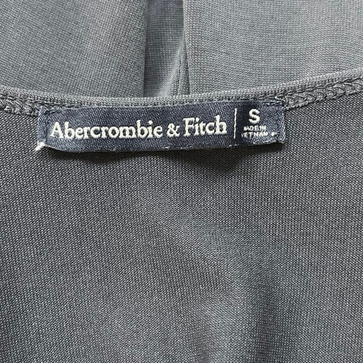 Abercrombie & Fitch Grey Camisole Sleeveless Faux Wrap V-Neck Skort Romper Sz S