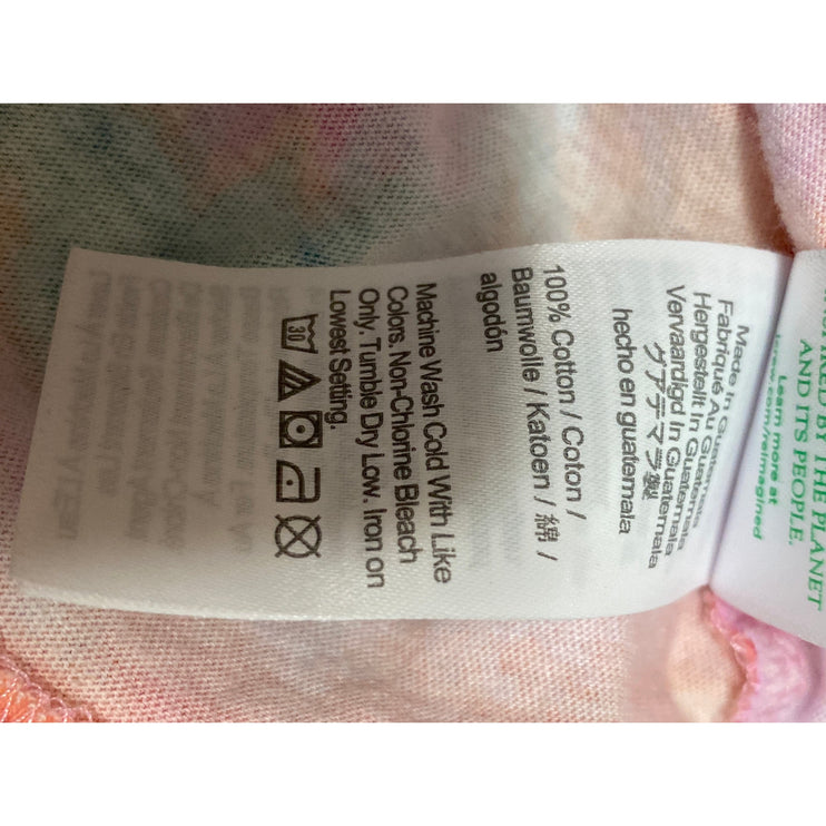 Crewcuts Multicolor Tie-Dye Tiered Sleeveless Ruffle A-Line Tank Dress Size 5