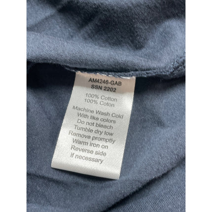 ATM Men's Blue Collared Short Sleeve Dri-Fit Classic Jersey Golf Polo Shirt Sz M