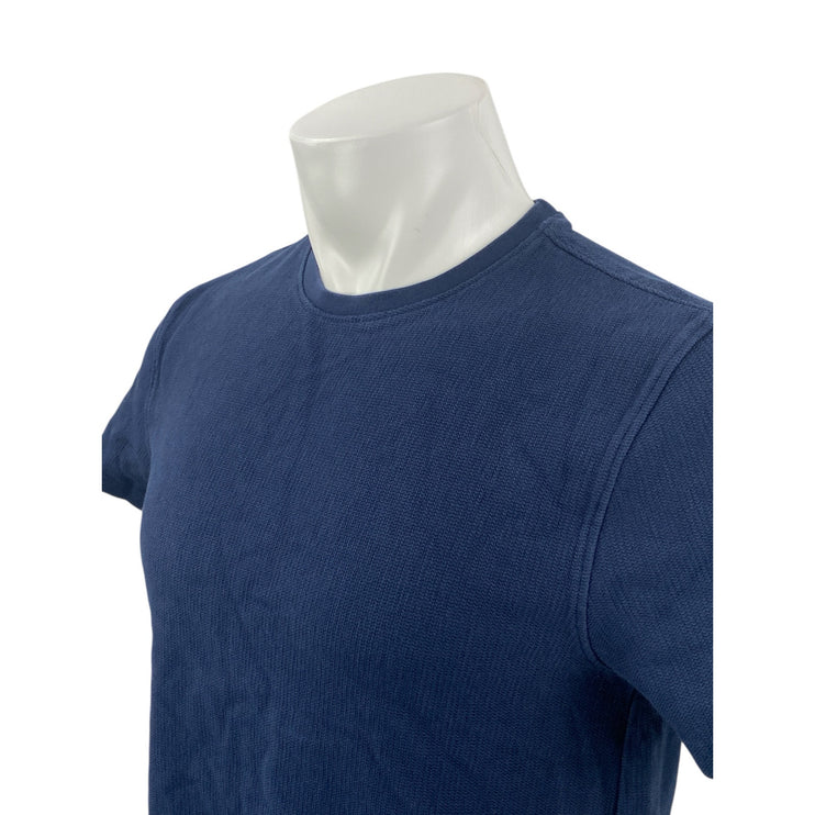 Zudio Men's Navy Blue Short Sleeve Crew Neck Basic Casual T Shirt Tee Top Size M