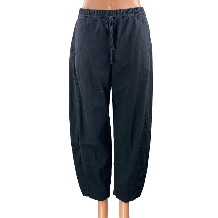 Abercrombie & Fitch Women's Black High Rise Relaxed Baggy Trouser Pants Size XS