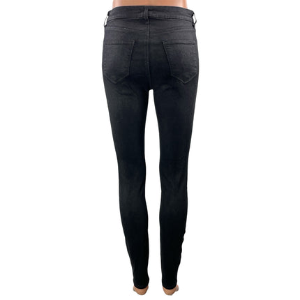 L' Agence Women's Black High Waisted Slim Fit Skinny Denim Jeans Pants Size 27