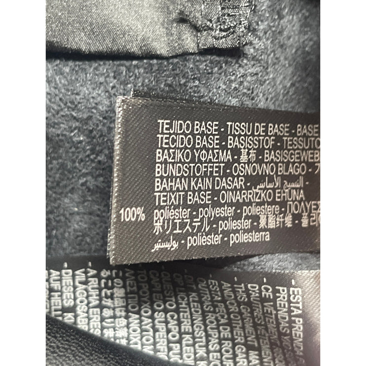 NEW Zara Women's Black Faux Vegan Leather Pleated High Waisted A-Line Shorts XS