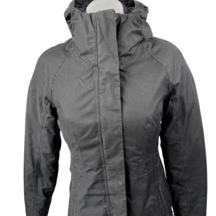 The North Face Black Long Sleeve Hooded Hoodie Trench Parka Coat Jacket Size XS
