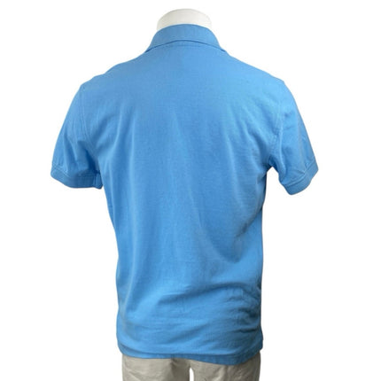 Brooks Brothers Mens Blue Cotton Short Sleeve Slim Performance Polo Shirt Top M