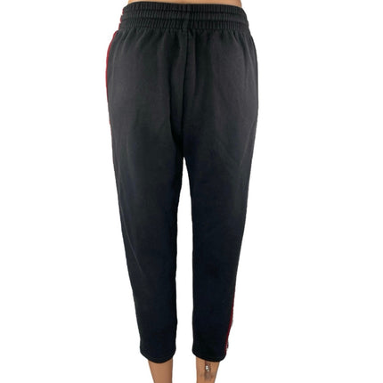 Aritzia Tna Black Striped High Waist Crop Tapered Trousers Jogger Pants Size XS