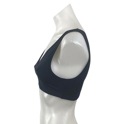 Set Active Black Backless Gym Yoga Workout Athletic Sports Bra Crop Top Size S