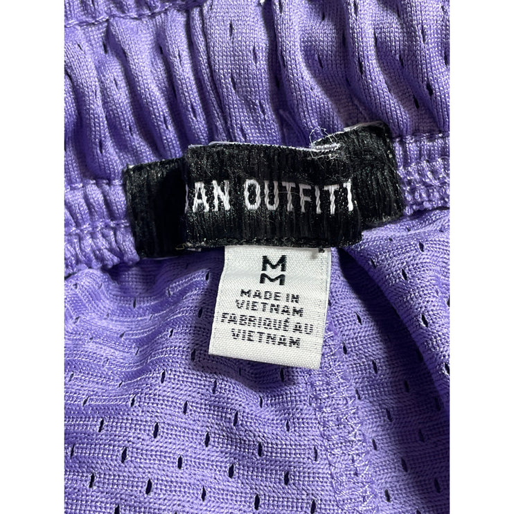 Urban Outfitters Purple Elastic Waist Athletic Activewear Basketball Shorts Sz M
