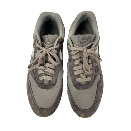 Nike Air Max 1 Premium Crepe Women's Soft Grey Lace Up Low Top Sneakers Shoes 9