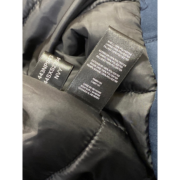 Kenneth Cole Mens Blue Full Zip Long Sleeve Water Resistant Puffer Coat Jacket M