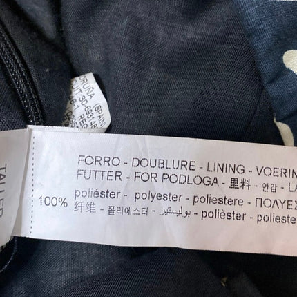 Zara Women's Black Pattern Strapless Sleeveless Bandeau Bustier Tube Tank Top XL