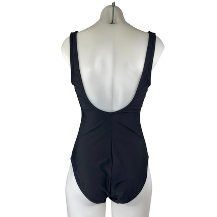 Sirena Love Is Love Black Sleeveless Pride LGBTQ One Piece Bikini Swimsuit Sz M