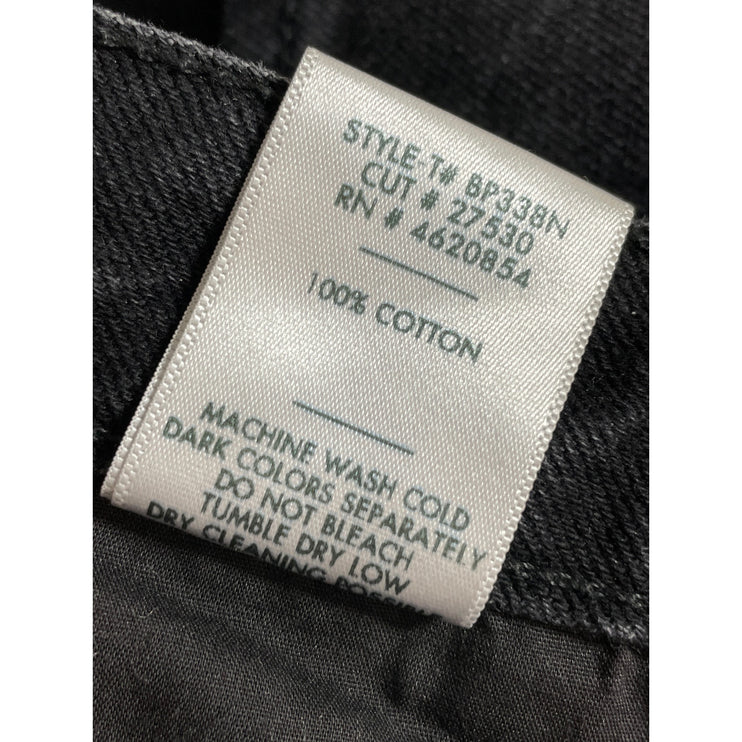 Just Black Denim Women's Distressed High Waisted Straight Denim Jeans Pants 26