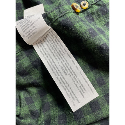Abercrombie & Fitch Muscle Men's Green Plaid Long Sleeve Button Down Shirt Top S
