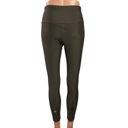 Sweaty Betty Dark Brown High Rise Yoga Workout Athletic Leggings Pants Size S