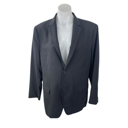 Theory Black Wool Long Sleeve Blazer Coat Jacket Straight Dress Pants Set 42/34