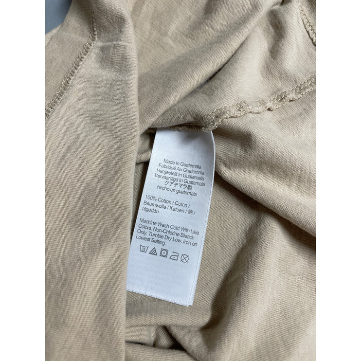 J.Crew Broken In Short Sleeve Pocket Men's Beige Slim Basic Tee T-Shirt Top Sz S
