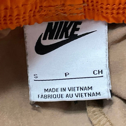 Nike Women's Tan Beige High Rise Drawstring Woven Cargo Jogger Sweat Pants S