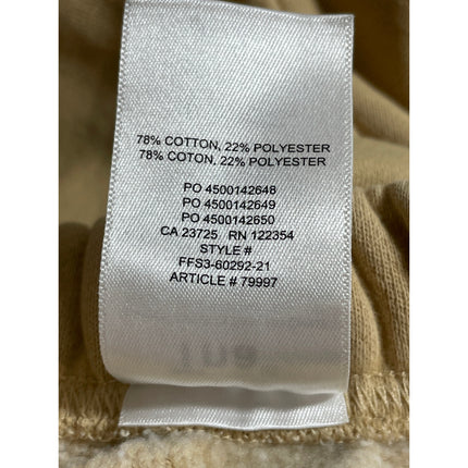 Aritzia TNA Cozy AF Tan Khaki Fleece High Rise Mini Lounge Sweat Shorts Size S
