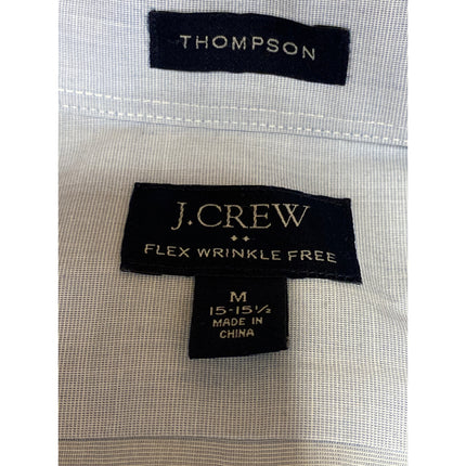 J.Crew Thompson Men's Blue Collared Long Sleeve Office Button Down Shirt Top M