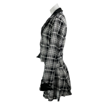 Trickz N' Treatz Clueless Dionne Teen Comedy Movie Outfit Black White 2 PC Set S
