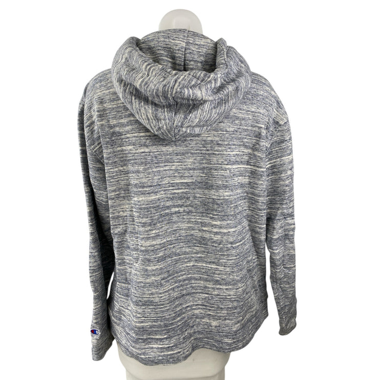 Champion Women's Gray University of Michigan Hoodie Hooded Sweatshirt Top Sz M