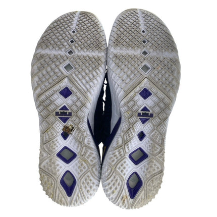 Nike Lebron 18 Lakers Black Purple Lace Up Mid Top Athletic Sneakers Shoes Sz 13