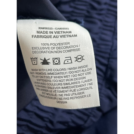 Nike Navy Blue High Rise Parachute Track Trouser Windbreaker Jogger Pants Sz XS