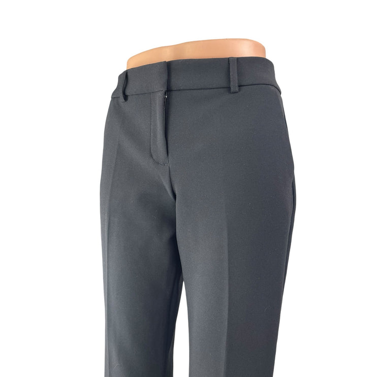 Express Editor Boot Women's Black Low Rise Straight Trouser Dress Pants Size 2R