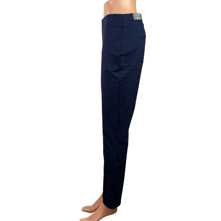 NEW Chico's So Slimming Juliet Slim Leg Women's Blue Ankle Trousers Pants Size 4