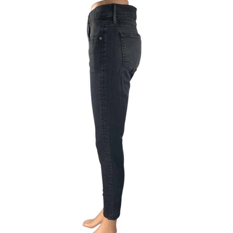 Ann Taylor LOFT Women's Black High Rise Cropped Skinny Denim Jeans Size 29/8