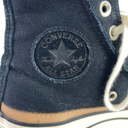Converse Chuck Taylor All Star Raw Edge Black Platform High Top Sneakers Sz 5.5
