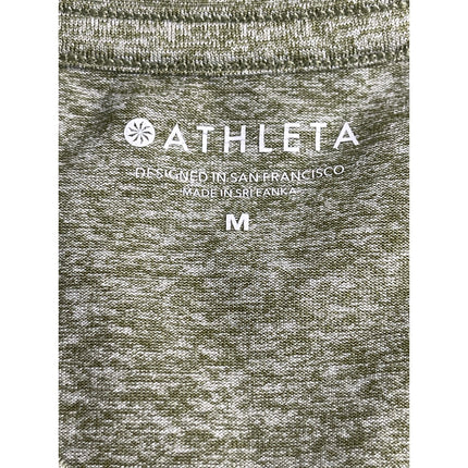 Athleta Women's Green Sleeveless Yoga Workout Running Athletic Tank Top Size M