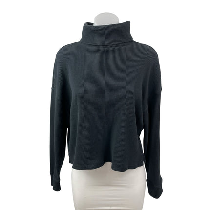 Abercrombie & Fitch Womens Black Turtleneck Long Sleeve Sweatshirt Sweater Top M