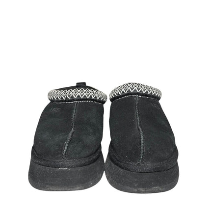 UGG Tazz ll Slippers Women's Black Suede Platform Slip On Clog Slippers Size 6