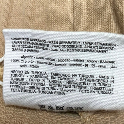 Zara Women's Beige Tan Khaki Chino High Rise Wide Leg Trousers Pants Size S