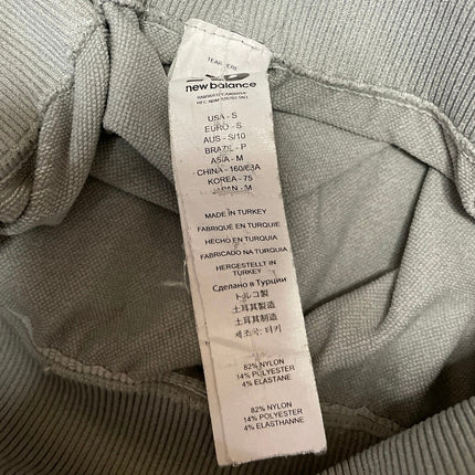 New Balance Gray High Waisted Activewear Athletic Cropped Leggings Pants Size S