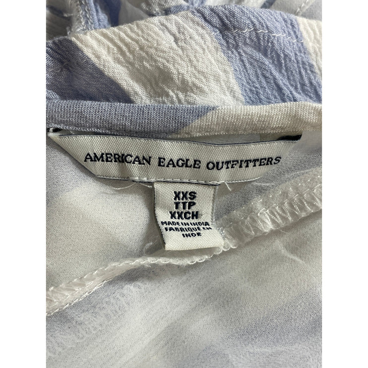 American Eagle Outfitters Sunchaser Stripe V Neck Sleeveless Midi Slip Dress XXS