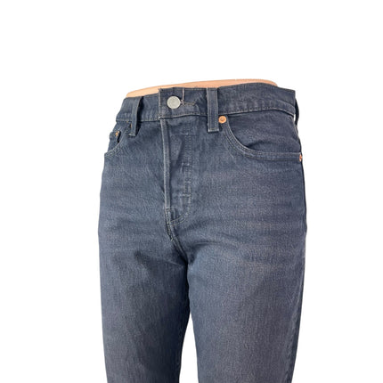 Levi's Wedgie Women's Blue Dark Wash High Waisted Straight Denim Jeans Size 26