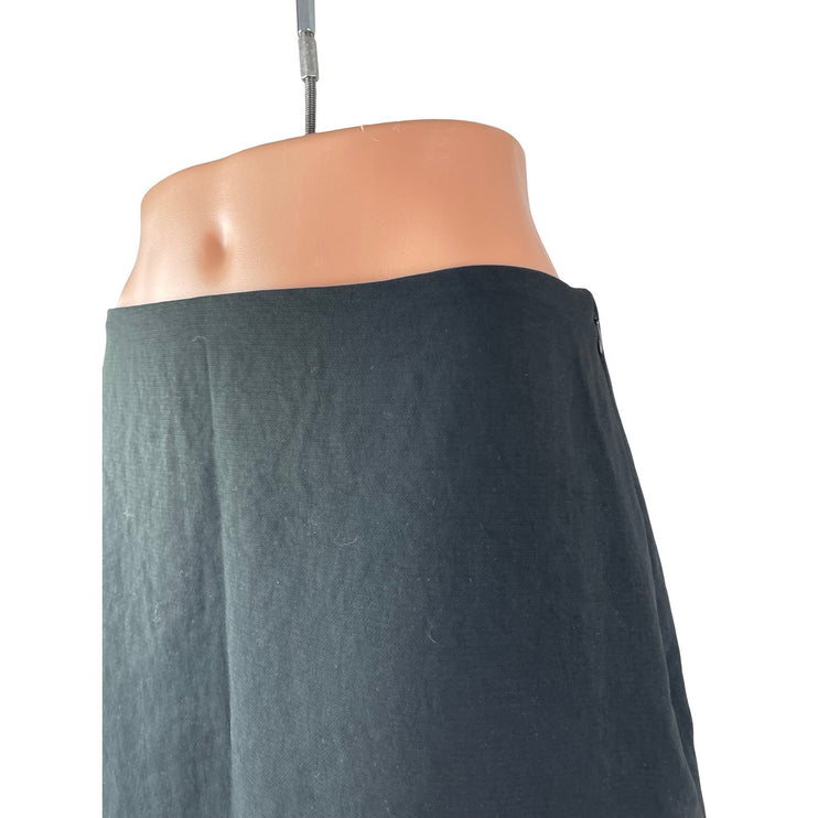 Abercrombie & Fitch Women's Black High Waisted Straight Mini Skirt Skort Size M