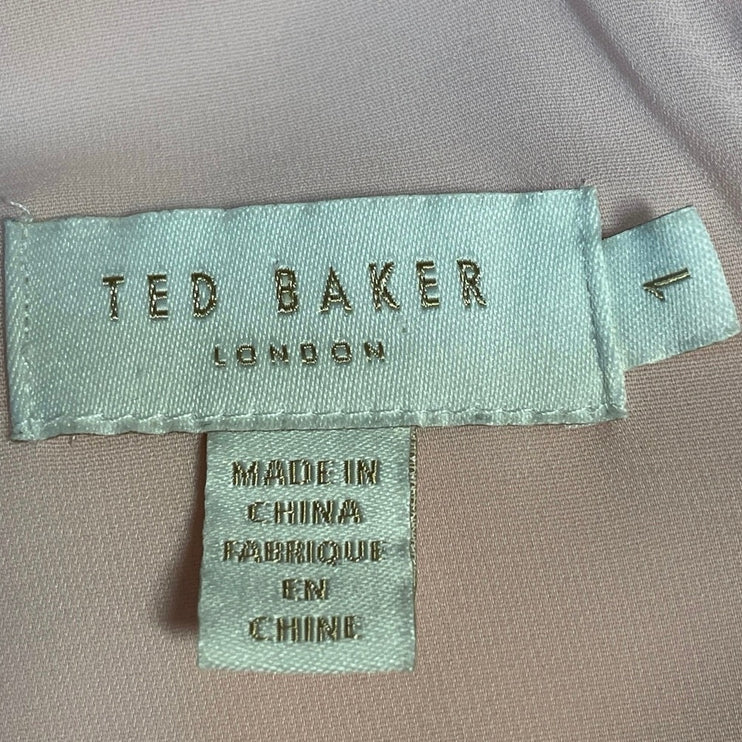 Ted Baker Damona Quaro Rose on Canvas Sleeveless Mini Tank Shift Sheath Dress 1