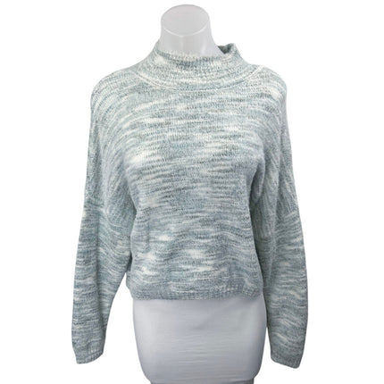 Sincerely Jules Green Heathered Long Sleeve Dolman Turtleneck Sweater Top Size S