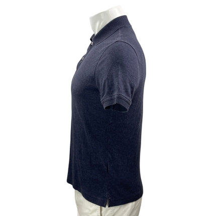 Banana Republic Luxury Touch Navy Blue Standard Fit Collared Polo Shirts Top S