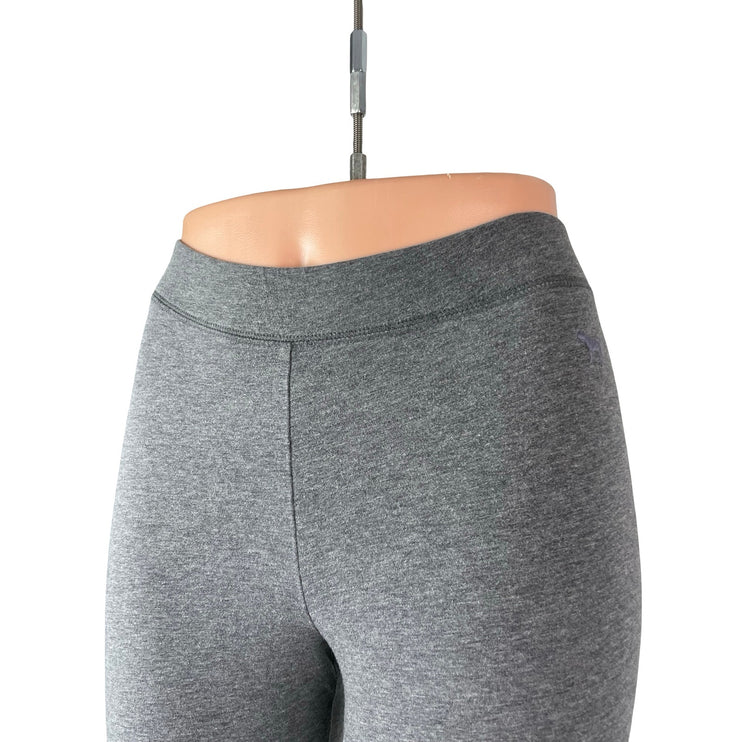 Victoria's Secret Pink Women's Gray Heather Mid Rise Athletic Leggings Pants XS