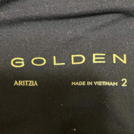 Aritzia Golden Women's Black High Waisted Activewear Athletic Legging Pants Sz 2